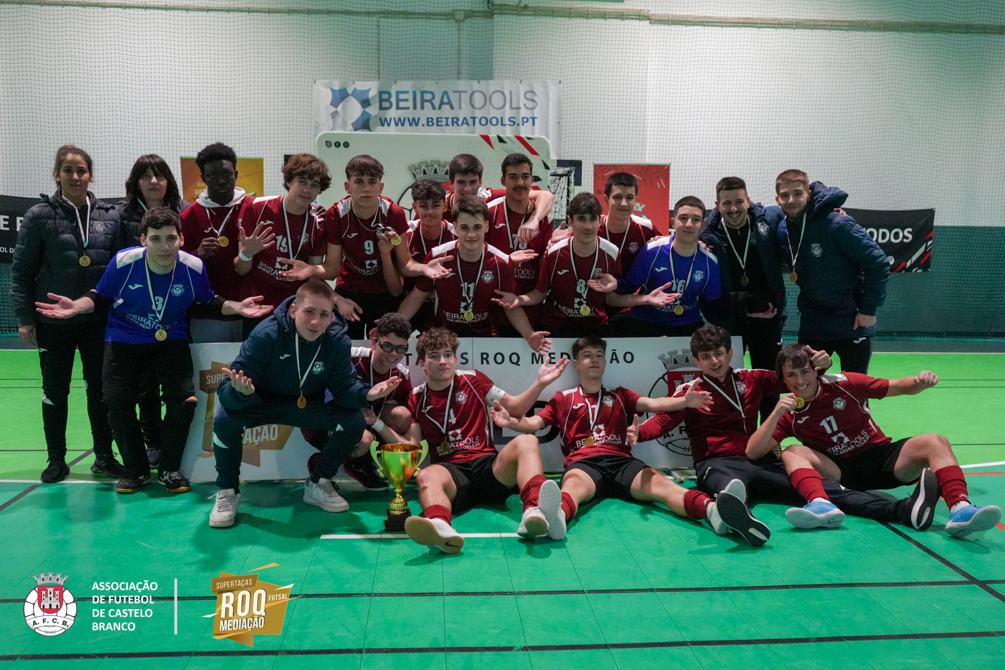 Juniores Futsal: AD Fundão conquista Supertaça e garante 3º título da temporada