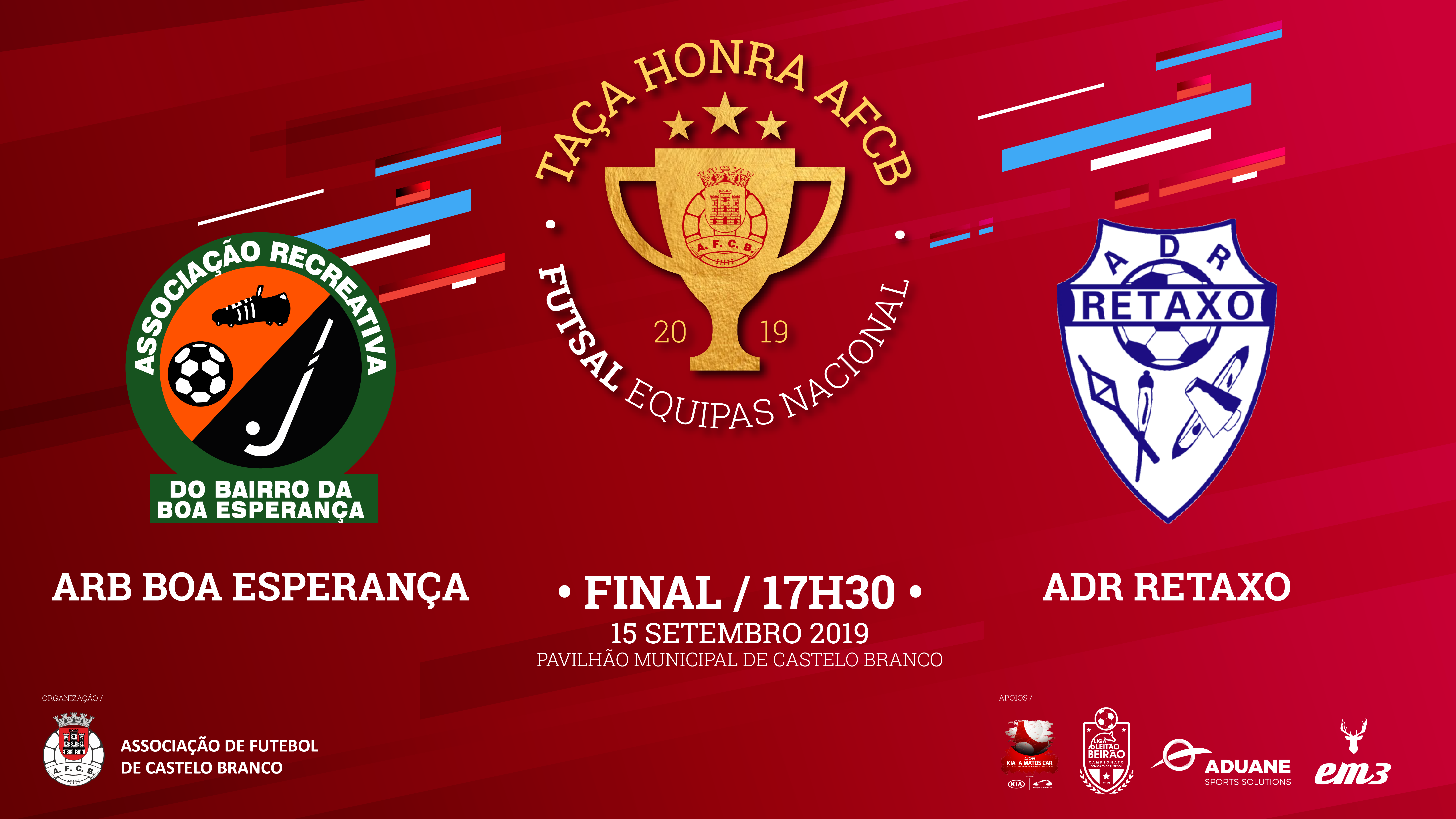 Final da Taça de Honra AFCB  - Futsal Equipas Nacional